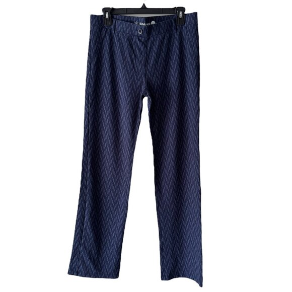 Betabrand Chevron Print Bootcut Yoga Pants - Picture 10 of 10